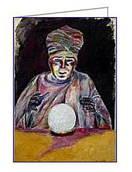 fortune teller greeting card