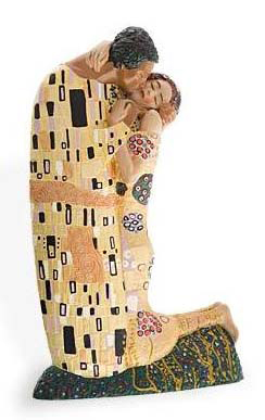 klimt the kiss art sculpture03